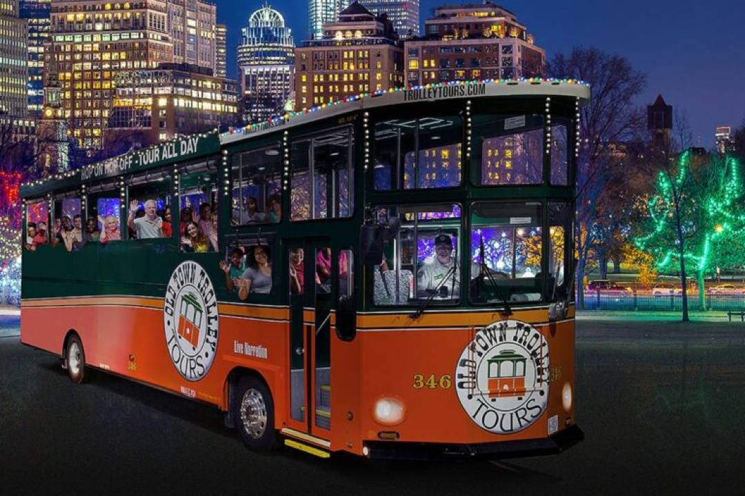 Boston Christmas Lights Trolley Tour